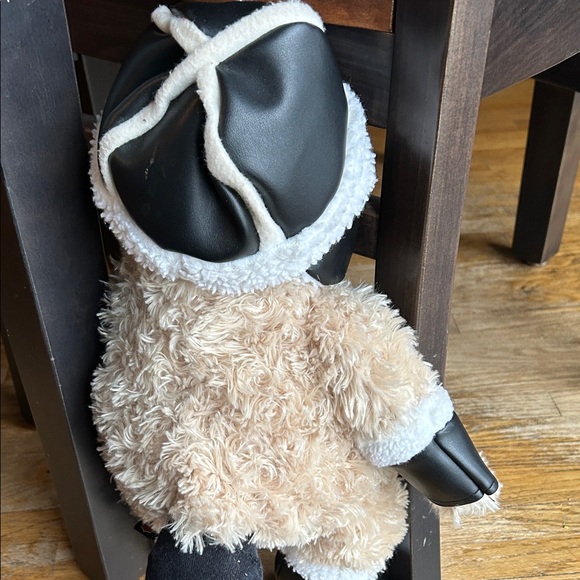 Harley-Davidson Plush Bear with Black and Cream Details - Picture 5 of 9